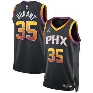Original Duradero Elegante Kevin Durant Phoenix Suns Jordan Brand Unisex Swingman Jersey Statement Edition Black