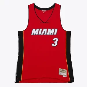 Original Dwyane Wade Miami Heat Women's 2005/06 Hardwood Classics Swingman Jersey Red