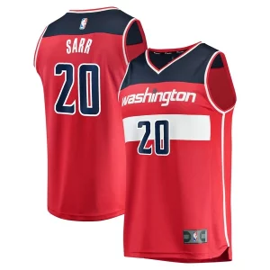 Original Fácil de llevar Ideal Alexandre Sarr Washington Wizards Fast Break Replica Player Jersey Icon Edition Red