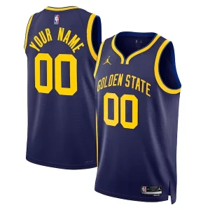 Original Golden State Warriors Jordan Brand Unisex 2022/23 Swingman Custom Jersey Statement Edition Blue