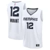 Original Moderno Ja Morant Memphis Grizzlies Fast Break Replica Player Jersey Association Edition White