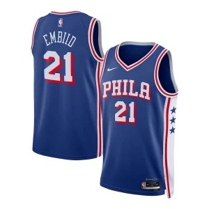 Robusto Práctico Resistente Joel Embiid Philadelphia 76ers Nike Unisex Swingman Jersey Association Edition Royal