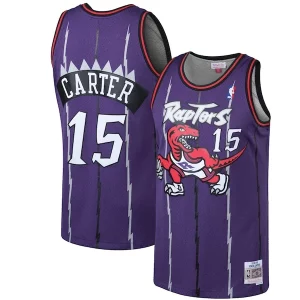 Original Vince Carter Toronto Raptors 1998/99 Hardwood Classics Swingman Jersey Purple/White