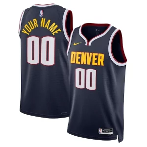 Perfecto Bonito Denver Nuggets Nike Unisex Swingman Custom Jersey Navy Icon Edition