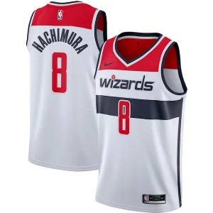 Perfecto Chulo Rui Hachimura Washington Wizards Nike 2020/21 Swingman Jersey White Association Edition