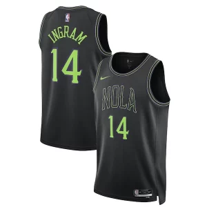 Perfecto Comodo Brandon Ingram New Orleans Pelicans Nike Unisex 2023/24 Swingman Jersey Black City Edition