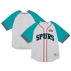 Perfecto Duradero Maravilloso San Antonio Spurs Practice Day Baseball Jersey White