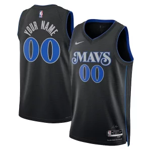 Perfecto Exquisito Dallas Mavericks Nike Unisex 2023/24 Custom Swingman Jersey Black City Edition