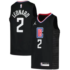 Perfecto Increíble Hermoso Kawhi Leonard LA Clippers Jordan Brand Youth 2020/21 Swingman Player Jersey Black Statement Edition
