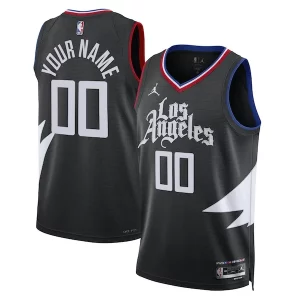 Perfecto LA Clippers Jordan Brand Unisex 2022/23 Swingman Custom Jersey Statement Edition Black