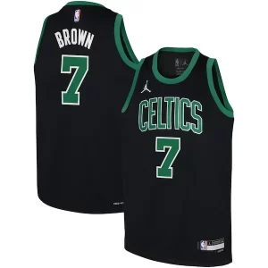 Perfecto Lujoso Exquisito Jaylen Brown Boston Celtics Jordan Brand Youth Swingman Jersey Statement Edition Black