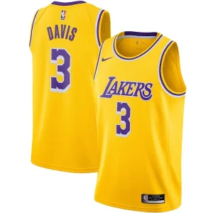 Perfecto Lujoso Fácil de llevar Anthony Davis Los Angeles Lakers Nike Swingman Jersey Gold Icon Edition