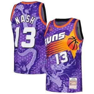 Perfecto Maravilloso Steve Nash Phoenix Suns 1996/97 Hardwood Classics Asian Heritage 6.0 Swingman Throwback Player Jersey Purple