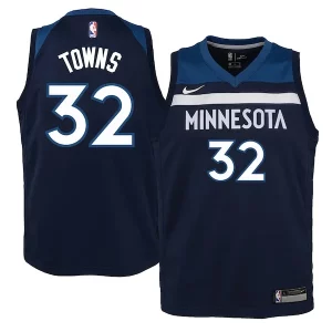 Perfecto Robusto Elegante Karl Anthony Towns Minnesota Timberwolves Nike Youth Swingman Jersey Navy Icon Edition