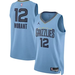 Perfecto Robusto Resistente Ja Morant Memphis Grizzlies Jordan Brand Unisex Swingman Jersey Statement Edition Light Blue