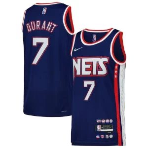 Práctico Fantástico Hermoso Kevin Durant Brooklyn Nets Nike Swingman Player Jersey City Edition Blue/Gray