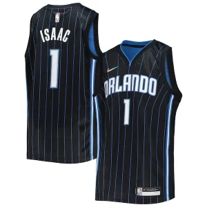 Práctico Jonathan Isaac Orlando Magic Nike Youth 2021/22 Diamond Swingman Jersey Icon Edition Black