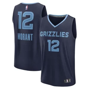 Práctico Lujoso Magnífico Ja Morant Memphis Grizzlies Fast Break Replica Player Jersey Icon Edition Navy