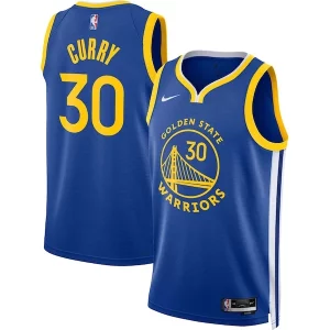 Práctico Original Stephen Curry Golden State Warriors Nike Unisex Swingman Jersey Icon Edition Royal/White