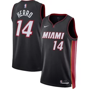 Práctico Original Tyler Herro Miami Heat Nike Unisex Swingman Jersey Icon Edition Black