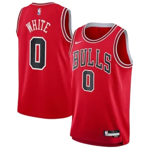 Práctico Resistente Fácil de llevar Coby White Chicago Bulls Youth Swingman Jersey Red Icon Edition