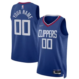 Práctico Robusto LA Clippers Nike 2021/22 Diamond Swingman Custom Jersey Icon Edition Royal
