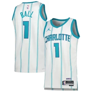 Práctico Robusto LaMelo Ball Charlotte Hornets Jordan Brand Unisex Swingman Jersey Association Edition White/Teal