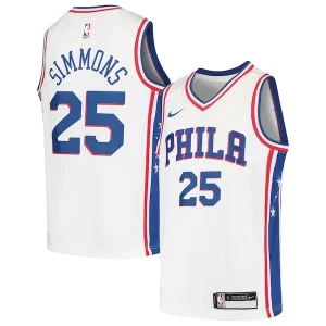Práctico Versátil Robusto Ben Simmons Philadelphia 76ers Nike Youth Swingman Jersey White/Royal
