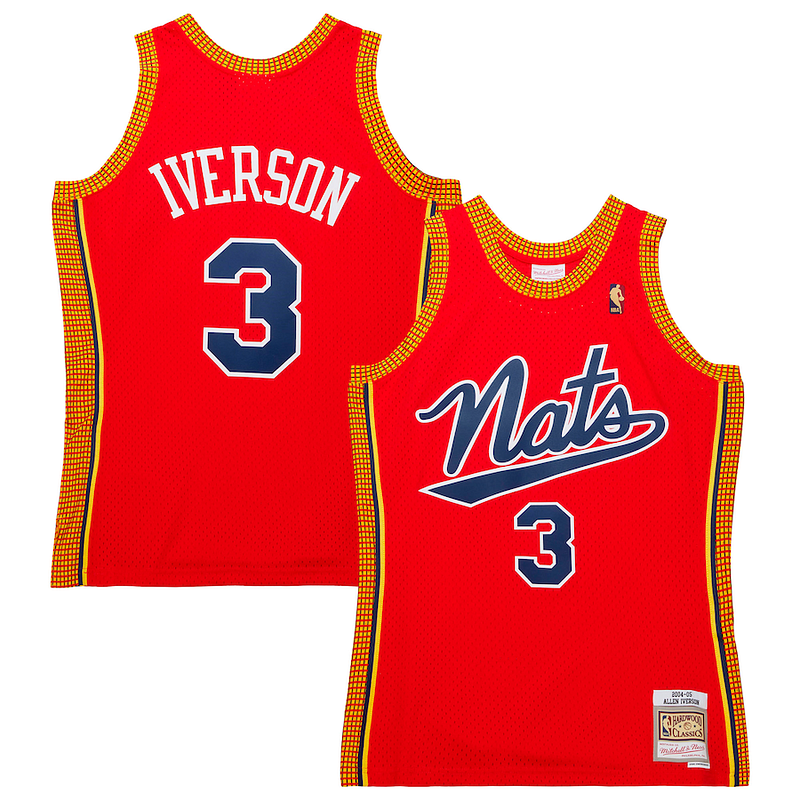 Atractivo Versátil Allen Iverson Philadelphia 76ers 2004/05 Hardwood Classics Swingman Jersey Red