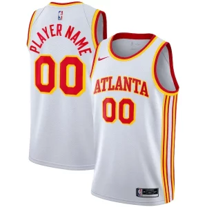 Resistente Atlanta Hawks Nike 2020/21 Swingman Custom Jersey Association Edition White