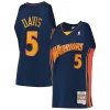 Resistente Baron Davis Golden State Warriors 2006/07 Hardwood Classics Swingman Jersey Navy