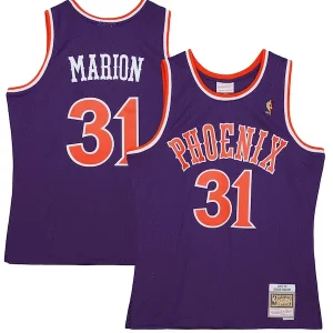 Resistente Chulo Shawn Marion Phoenix Suns 2001/02 Hardwood Classics Swingman Jersey Purple