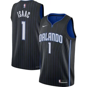 Resistente Clásico Jonathan Isaac Orlando Magic Nike Youth Swingman Jersey Icon Edition Black