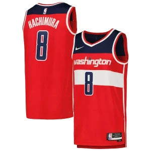 Resistente Clásico Rui Hachimura Washington Wizards Nike Swingman Jersey Red