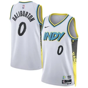 Resistente Exquisito Tyrese Haliburton Indiana Pacers Nike Unisex 2024/25 Swingman Player Jersey City Edition White