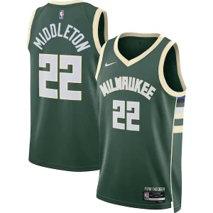 Resistente Ideal Khris Middleton Milwaukee Bucks Nike Unisex Swingman Jersey Icon Edition Hunter Green