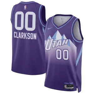 Resistente Jordan Clarkson Utah Jazz Nike Unisex 2024/25 Swingman Player Jersey City Edition Purple