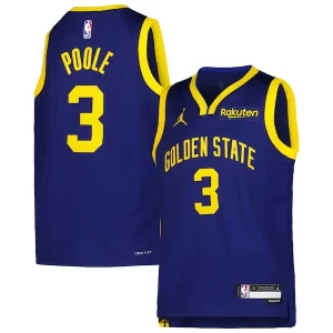 Resistente Jordan Poole Golden State Warriors Youth 2022/23 Swingman Jersey Navy Statement Edition