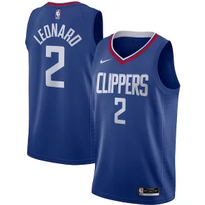 Resistente Kawhi Leonard LA Clippers Nike Swingman Jersey Royal Icon Edition