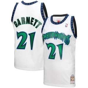 Resistente Kevin Garnett Minnesota Timberwolves 1997 98 Hardwood Classics Reload 3.0 Swingman Jersey White