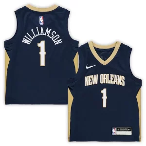Resistente Robusto Zion Williamson New Orleans Pelicans Nike Preschool Replica Jersey Icon Edition Navy