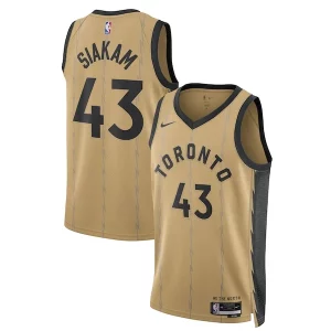 Resistente Sofisticado Pascal Siakam Toronto Raptors Nike Unisex 2023/24 Swingman Jersey Gold City Edition
