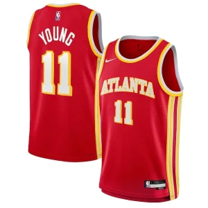 Resistente Trae Young Atlanta Hawks Nike Youth Swingman Jersey Icon Edition Red
