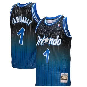 Resistente Único Penny Hardaway Orlando Magic 1994/95 Hardwood Classics Fadeaway Swingman Player Jersey Royal/Black