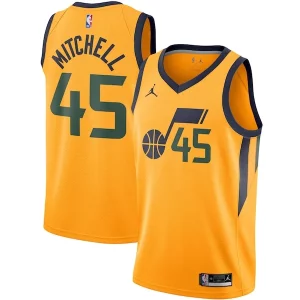 Robusto Chulo Donovan Mitchell Utah Jazz Jordan Brand 2020/21 Swingman Jersey Statement Edition Gold