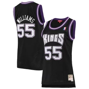 Robusto Jason Williams Sacramento Kings Women's 2000/01 Hardwood Classics Swingman Jersey Black