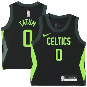 Único Fácil de llevar Jayson Tatum Boston Celtics Nike Toddler 2024/25 Swingman Player Jersey City Edition Black