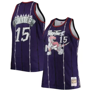 Robusto Original Vince Carter Toronto Raptors Big & Tall 1998/99 NBA 75th Anniversary Diamond Swingman Jersey Purple