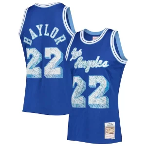 Robusto Práctico Comodo Elgin Baylor Los Angeles Lakers 1996/97 Hardwood Classics NBA 75th Anniversary Diamond Swingman Jersey Royal