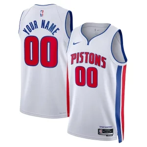 Sofisticado Chulo Lujoso Detroit Pistons Nike Unisex Swingman Custom Jersey White Association Edition